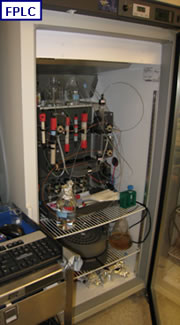 Refrigerated chromatography system in wet lab